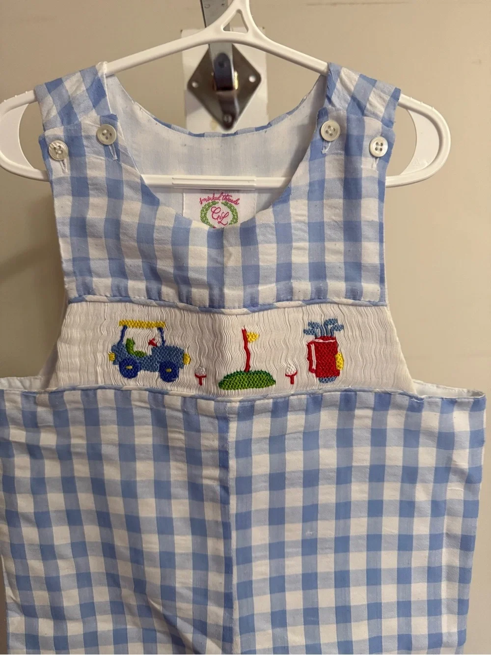 New Cecil & Lou  Smocked Golf Jon Jon